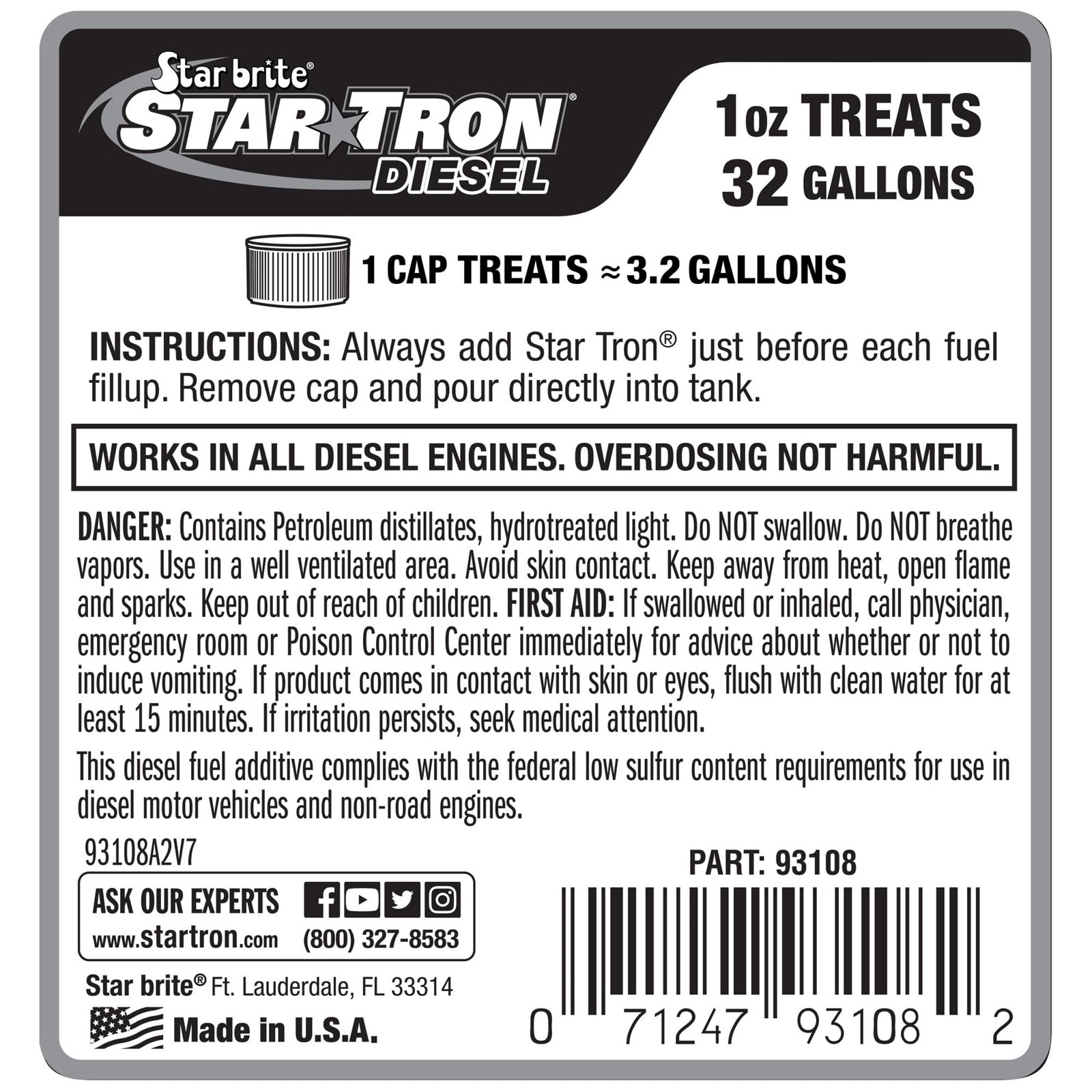 Hình Star Tron Concentrated Diesel Formula